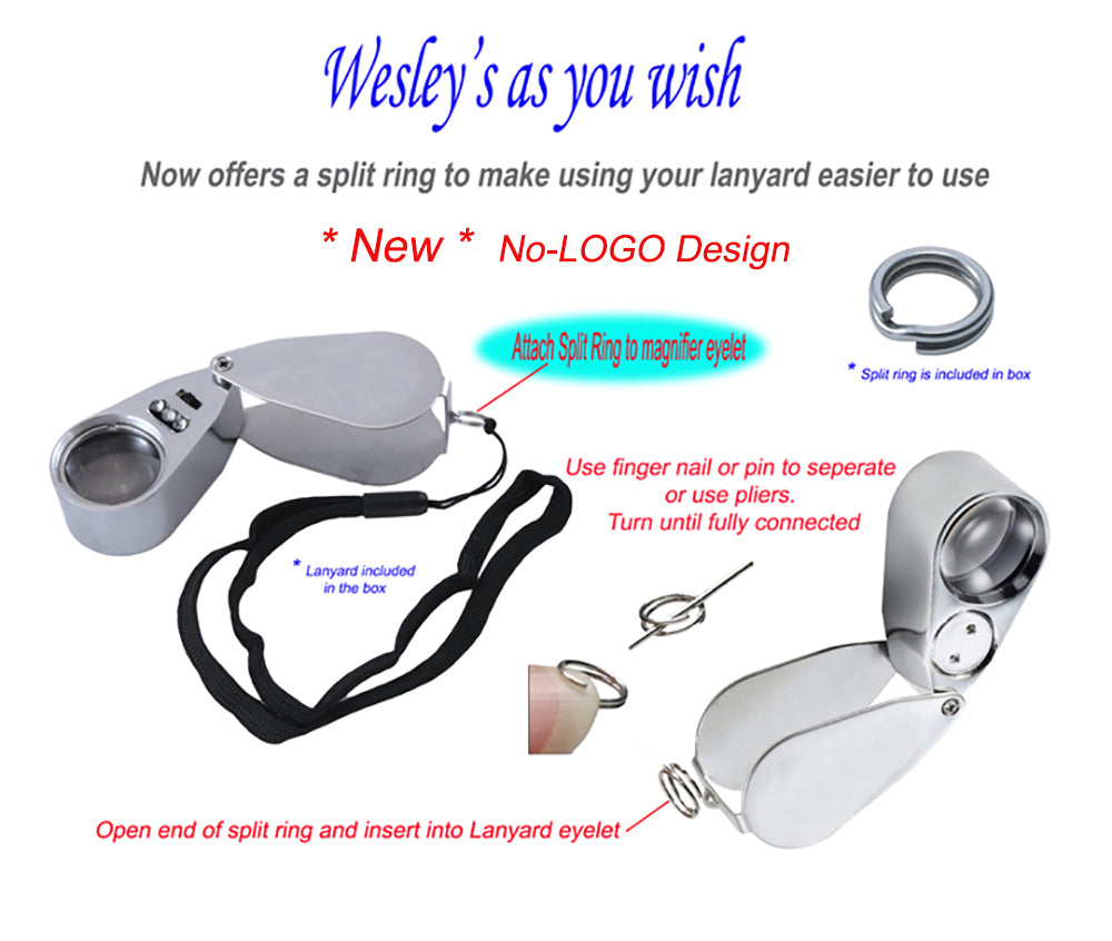 40x Metal Illuminated Jewellers Loupe Jewelry Magnifying Loupe Foldable  Pocket Jewelry Magnifier With Led And Uv Light For Jewelry And Currency  Inspec